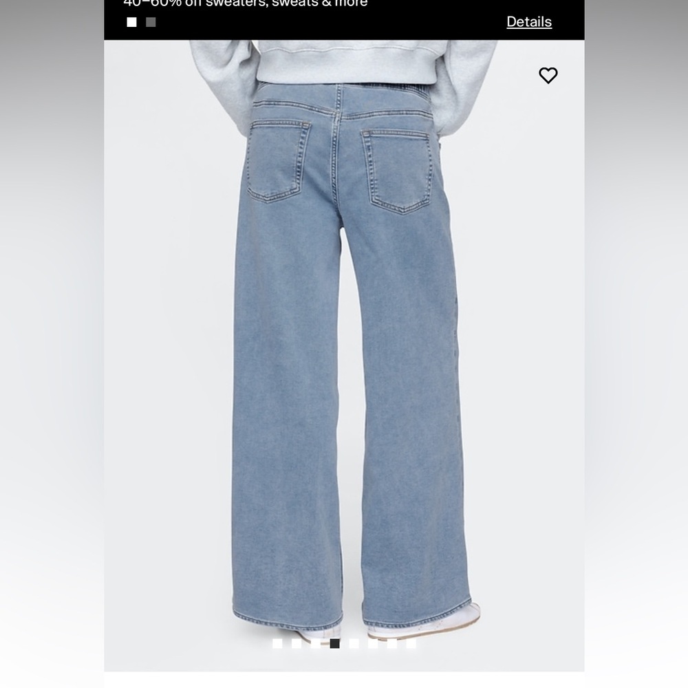 Gap Mid-Rise Knit Easy Baggy Jeans - Picture 4 of 15